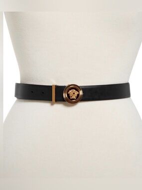 Versace Medusa black belt